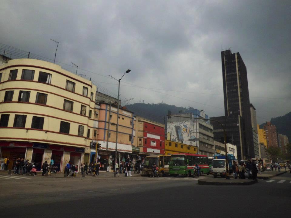 El centro de la ciudad de Bogota