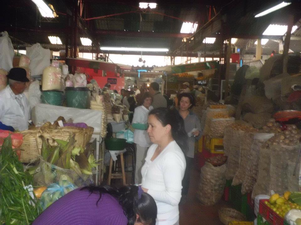 Uno de los mercados que visitamos