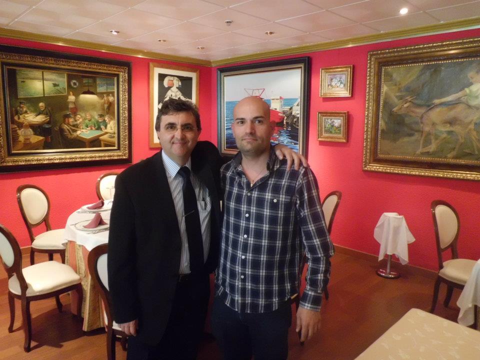 Con mi amigo Jose María Rico