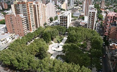 vista panorámica del centro de Quilmes