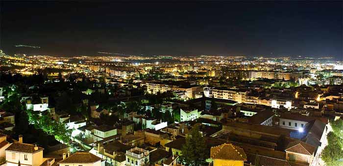 Granada, de noche