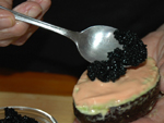 Una cucharadita de caviar ruso