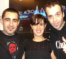 Iñigo Cojo, Amaia García y Edorta Lamo. Foto: CdM