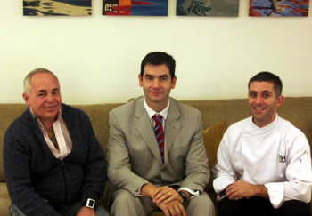 Norberto Petryk, Juan Jose Cucgliandolo y Leo Jaciuk