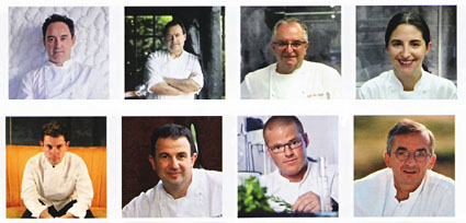 Algunos de los chefs que protagonizarán el congreso