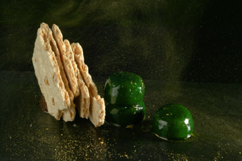 Chocolate con esmeraldas y minerales. Receta de Juan Mari y Elena Arzak