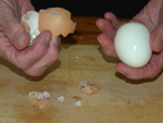 Se pelan los huevos duros