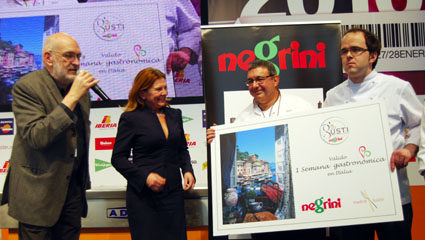 Juanjo López y Matías Fernández, ganadores del IV Concurso Gusti Negrini