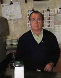 Jose Rosique, propietario del bar Pedrin