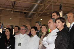 Inauguración con los Príncipes de Asturias