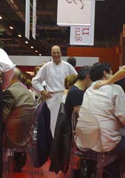 Iñigo Pérez Urrechu, durante su show cooking