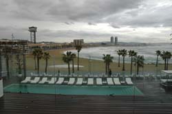 Vista de Barcelona desde el Hotel W