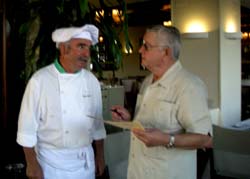 El chef Joaquín y Gaffoglio