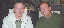 Gérard Tétard y Ernesto Gallud en un momento de la entrevista