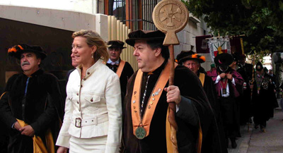 Desfile con Pilar del Olmo
