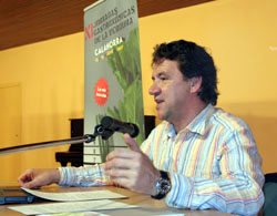 Koldo Royo durante su ponencia. Foto: Díaz Uriel