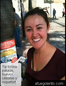 Y el truco para la mejor tortilla, desde España!