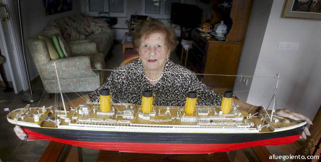 Isabel García, una de las ya casi centenarias que serán invitadas de honor