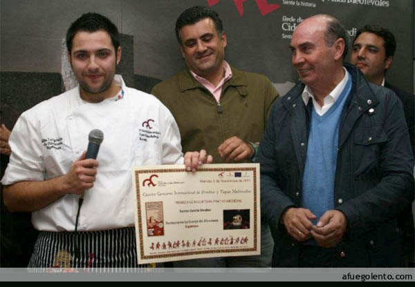 El ganador del Concurso de Tapas y Pinchos Medievales, Santos García Verdes