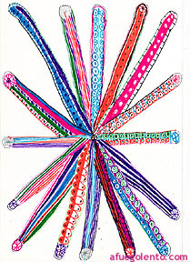 Una de las creaciones de Scrollster expuestas en el nuevo espacio