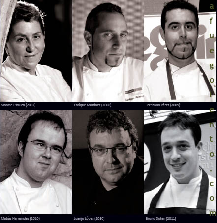 Anteriores ganadores del concurso