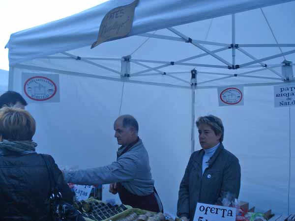 Puesto de patés. Foto: CdM