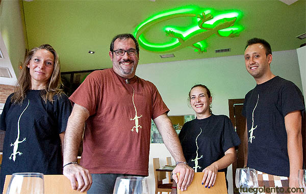 Juan Ramón Aparisi y equipo, del restaurante Sargantana
