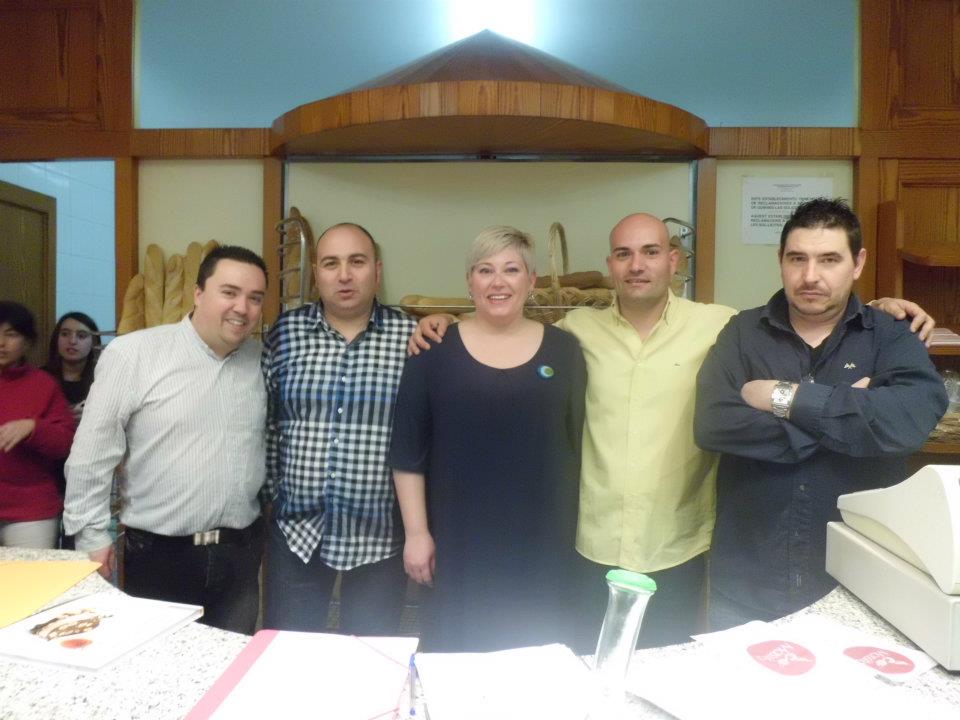 Juanjo Roda, Sergio Cervera, Helena Guimera, Raúl Resino, y Ignacio Julián