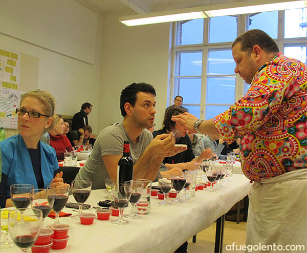 Alberto Chicote, en un momento de la demostración