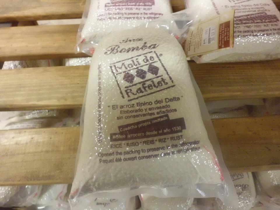 Arroz variedad bomba