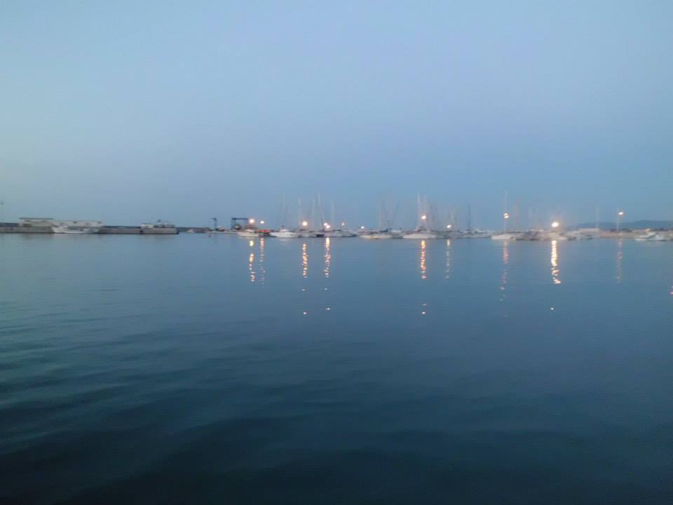 Amaneciendo en el puerto de Vinarós