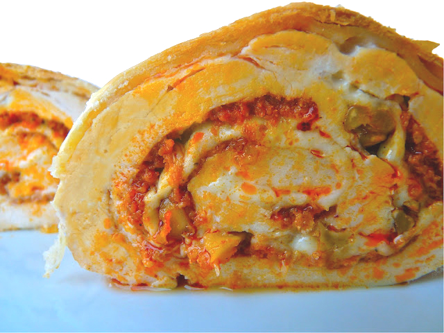 Carne rellena con Sobrasada de Mallorca