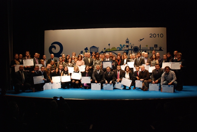 Entrega de las certificaciones a las entidades gallegas el pasado día 20 de Diciembre en Santiago de Compostela