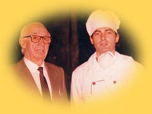 Julián Rivas junto a de Fermín Lasa.