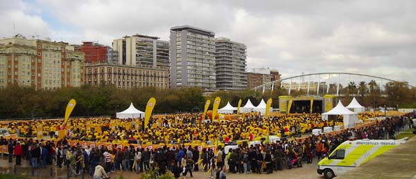 ConcentraciÃ³n del lunes en Valencia