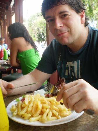 Comiendo en la calle