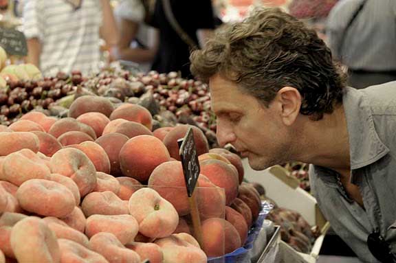 Pablo Massey en el Mercado de la Boquería