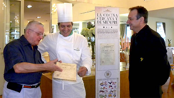 matteo, chef antonio, maitre simón
