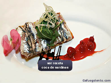 coca de sardinas