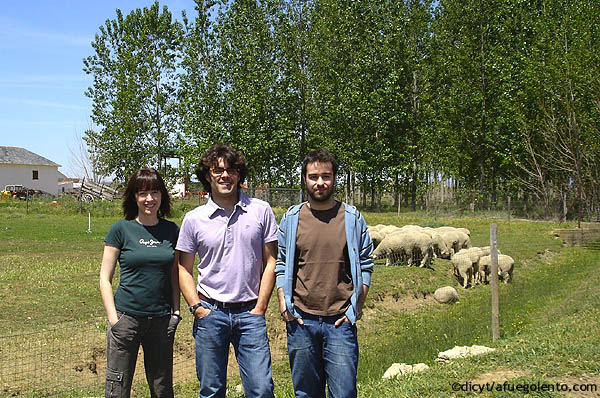 Pilar de Frutos, Gonzalo Hervás, y Pablo Gutiérrez