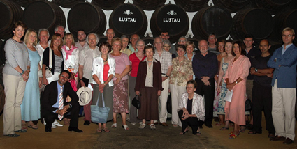 Visitantes en la bodega Emilio Lustau