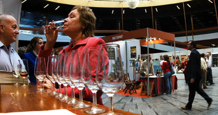 Cata en la Feria del Vino y la D. O.