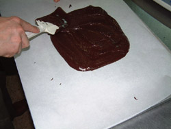 Moldeado de chocolate