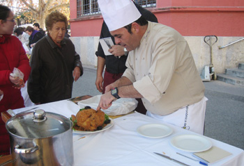 Un show cooking de las Jornadas