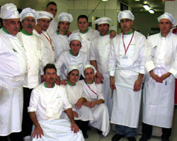 Equipo de cocina de Paradores en Fitur