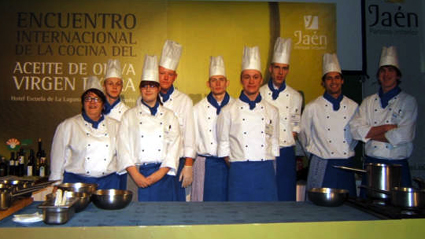 Alumnos de las escuelas de hostelería