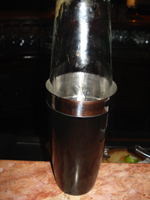 Mezclar bien en la coctelera