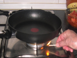 Fuego a la sartén