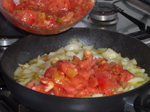 Es cuando echamos el tomate