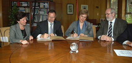 Pilar Fabregat, Antoni Costa i Costa, Ángeles Heras y Agustín Pons